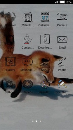 Fox CLauncher Android Theme Image 2