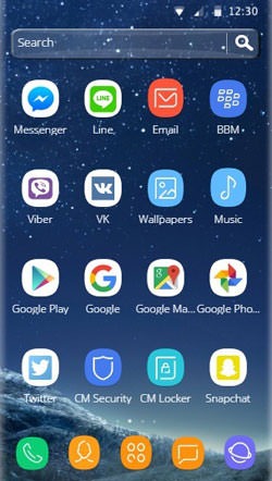Galaxy S8 CLauncher Android Theme Image 2