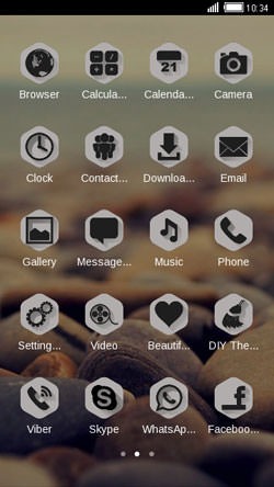 Rocks CLauncher Android Theme Image 2