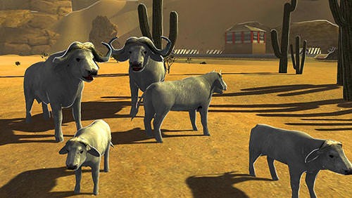 Buffalo Sim: Bull Wild Life Android Game Image 1