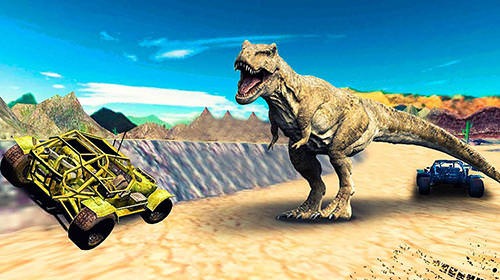 Dino World Car Racing Android Game Image 1
