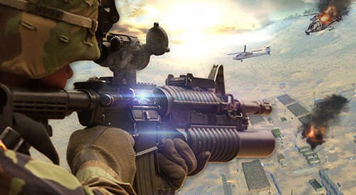 Elite Gunship Strike 3D Android Game Image 1