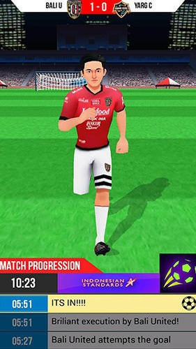Top Soccer Hero: Bali United Android Game Image 2