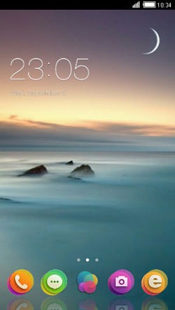 Sea CLauncher Android Theme Image 1