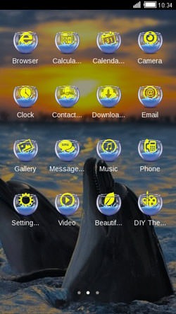 Dolphins CLauncher Android Theme Image 2