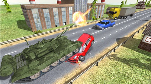 Tank Traffic Racer Android Game Image 1
