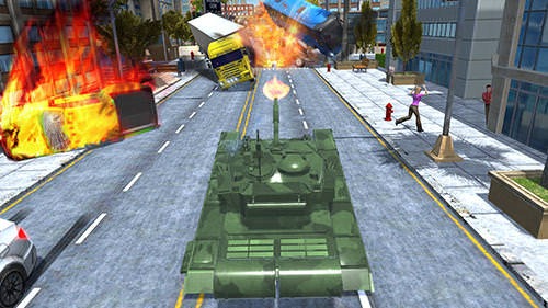 Tank Traffic Racer Android Game Image 2