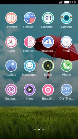 Umbrella CLauncher Android Theme Image 2