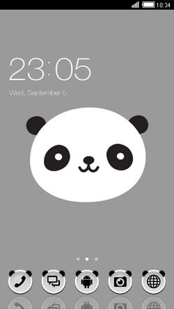 Panda CLauncher Android Theme Image 1