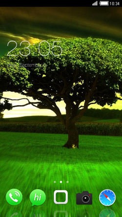Green Tree CLauncher Android Theme Image 1
