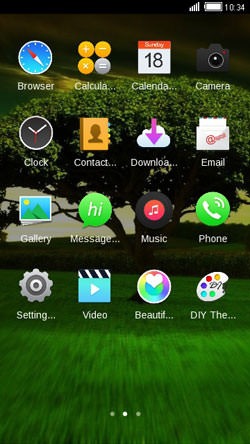 Green Tree CLauncher Android Theme Image 2