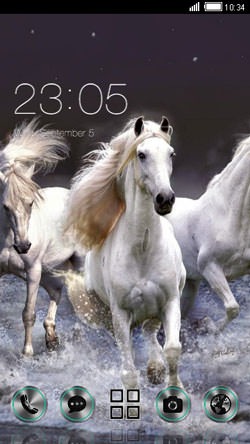 Horses CLauncher Android Theme Image 1