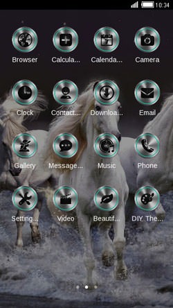 Horses CLauncher Android Theme Image 2