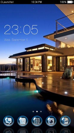 Luxury House CLauncher Android Theme Image 1