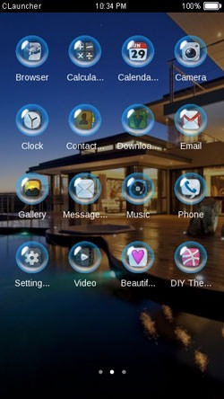 Luxury House CLauncher Android Theme Image 2