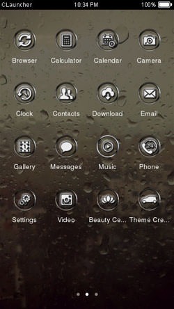 Rain CLauncher Android Theme Image 2