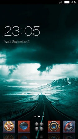 Storm CLauncher Android Theme Image 1