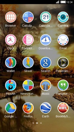 Lake CLauncher Android Theme Image 2