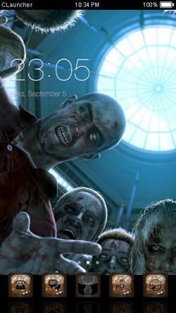 Zombies CLauncher Android Theme Image 1