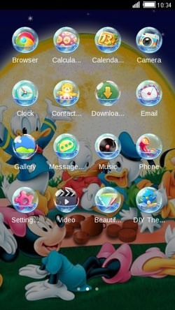 Disney CLauncher Android Theme Image 2