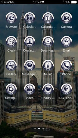 City CLauncher Android Theme Image 2