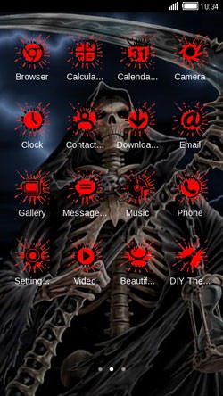 Skeleton CLauncher Android Theme Image 2