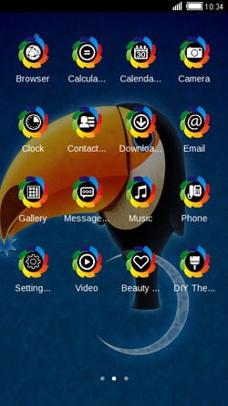 Toucan Bird CLauncher Android Theme Image 2