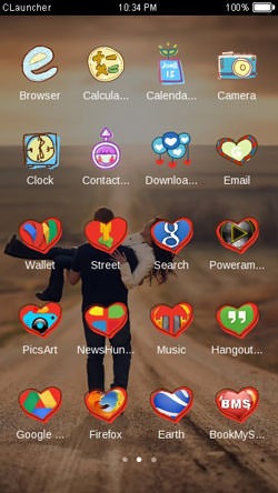 Couple CLauncher Android Theme Image 2