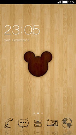 Mickey CLauncher Android Theme Image 1