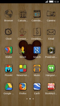 Mickey CLauncher Android Theme Image 2