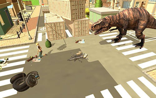 Dinosaur Simulator 2: Dino City Android Game Image 1