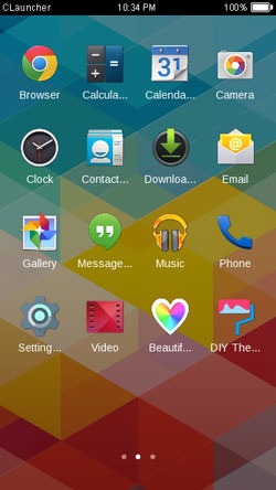 Material Strips CLauncher Android Theme Image 2