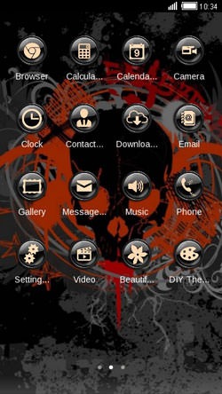 Skull CLauncher Android Theme Image 2