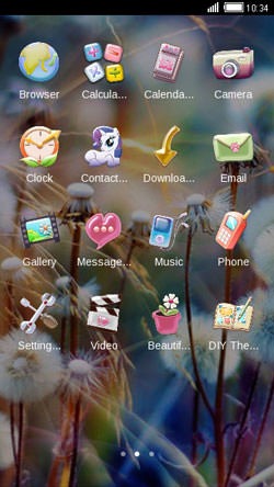 Dendoline CLauncher Android Theme Image 2