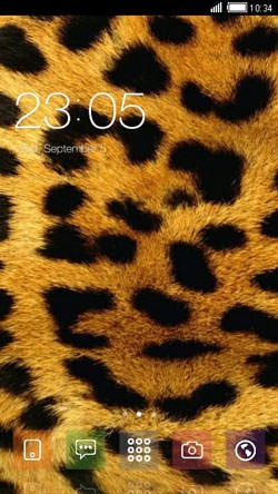 Leopard Skin CLauncher Android Theme Image 1
