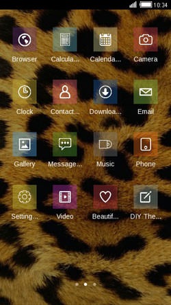 Leopard Skin CLauncher Android Theme Image 2