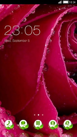 Rose CLauncher Android Theme Image 1