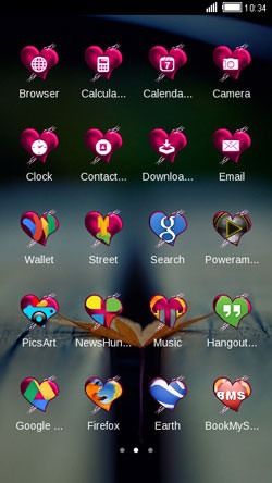 Heart CLauncher Android Theme Image 2