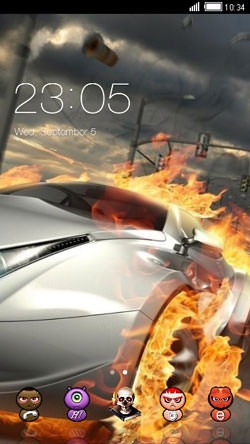 Hot Wheels CLauncher Android Theme Image 1