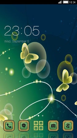 Butterfiles CLauncher Android Theme Image 1