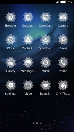Ocean CLauncher Android Theme Image 2