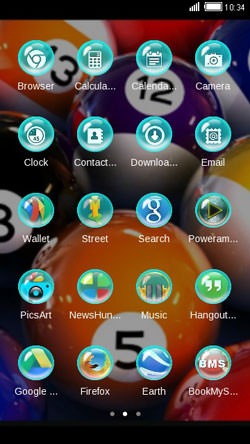 Pool CLauncher Android Theme Image 2