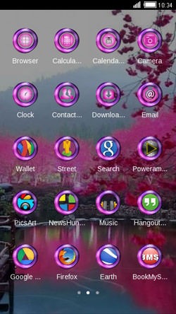 Sakura CLauncher Android Theme Image 2