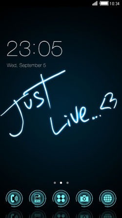 Just Live CLauncher Android Theme Image 1