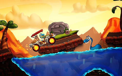 Dino World Speed Car Racing Android Game Image 1