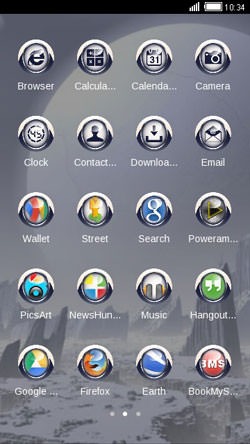 Planet CLauncher Android Theme Image 2