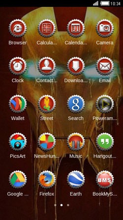 Ironman CLauncher Android Theme Image 2