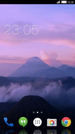 Mountains CLauncher Android Theme Image 1