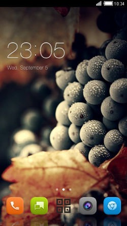 Grapes CLauncher Android Theme Image 1