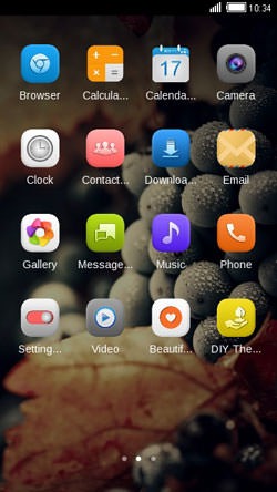 Grapes CLauncher Android Theme Image 2